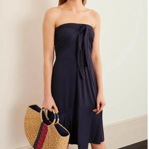 Boden Black Halter Dress - Picture 4 of 9